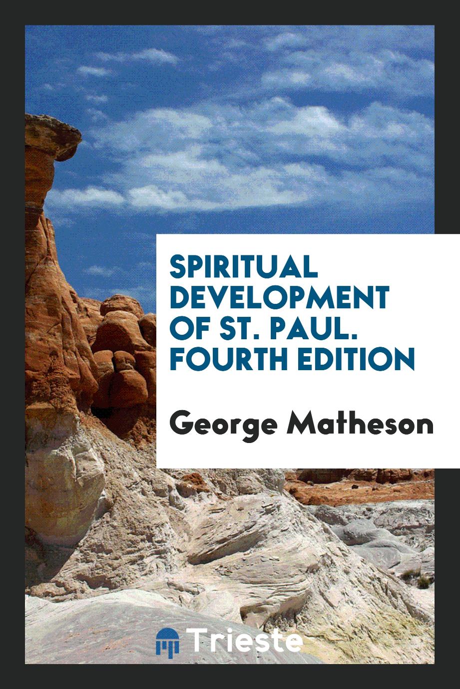 Spiritual Development of St. Paul. Fourth Edition