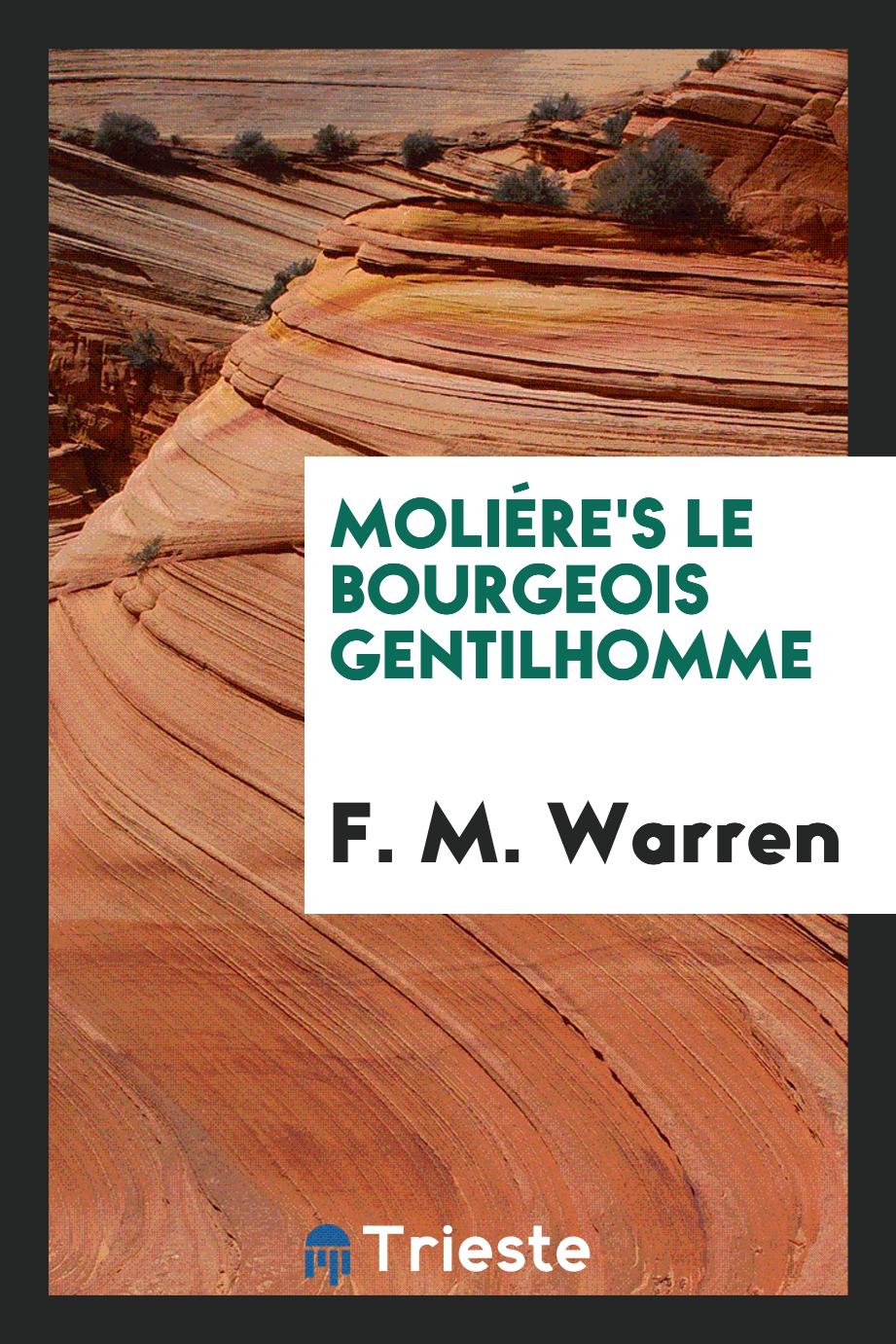 Moliére's Le Bourgeois Gentilhomme