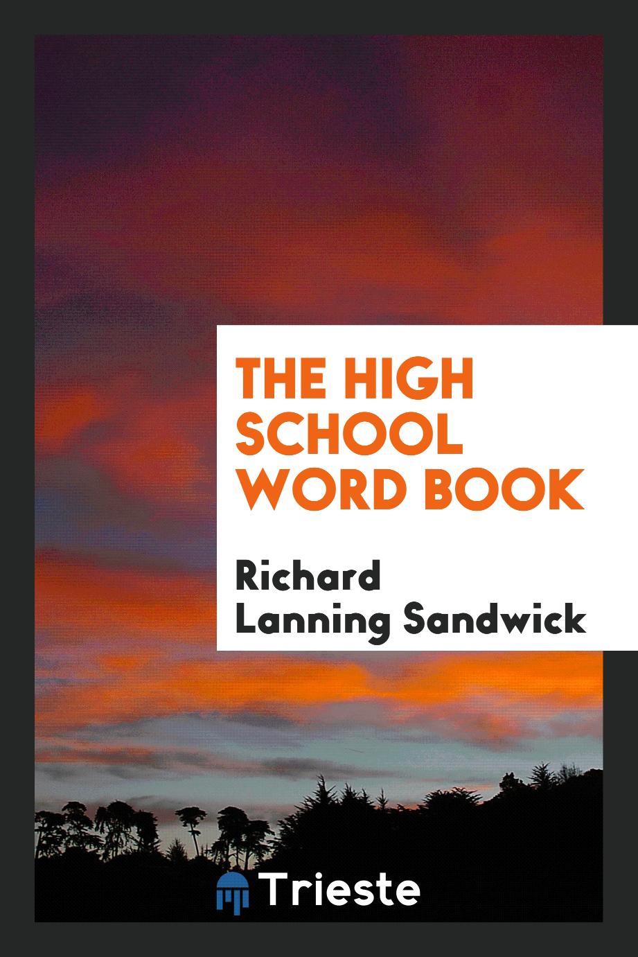 The High School Word Book
