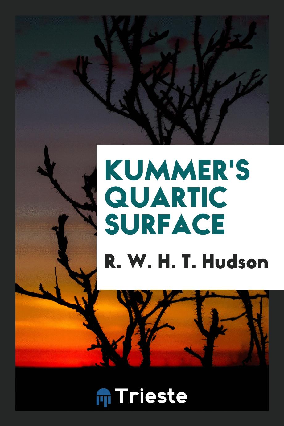 Kummer's quartic surface