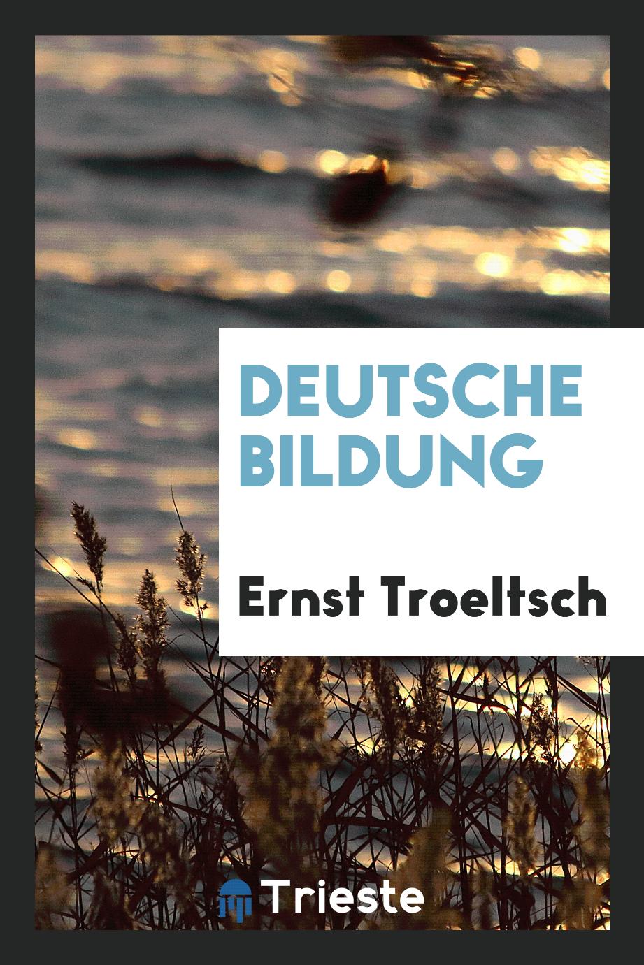 Ernst Troeltsch - Deutsche Bildung
