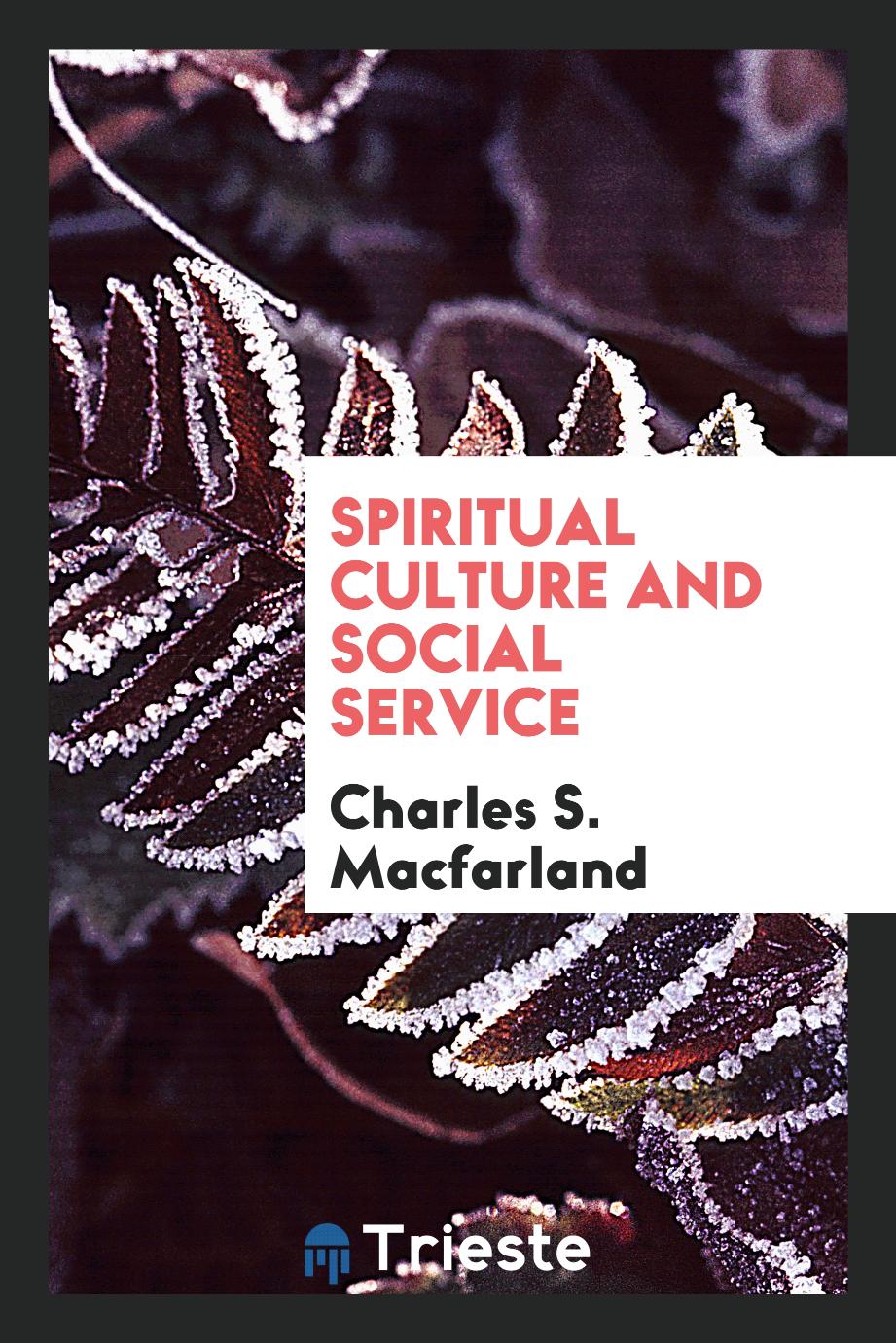 Spiritual culture and social service