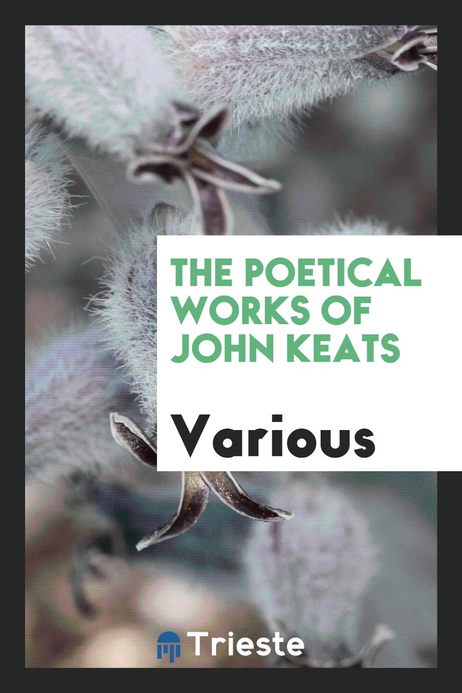 The poetical works of John Keats