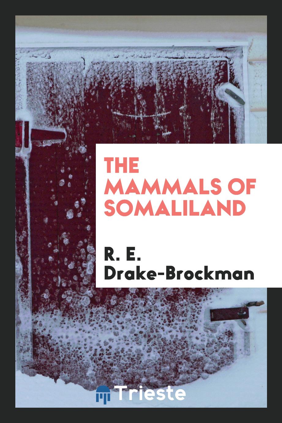 The mammals of Somaliland
