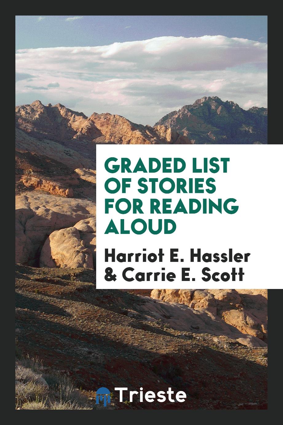 Graded List of Stories for Reading Aloud