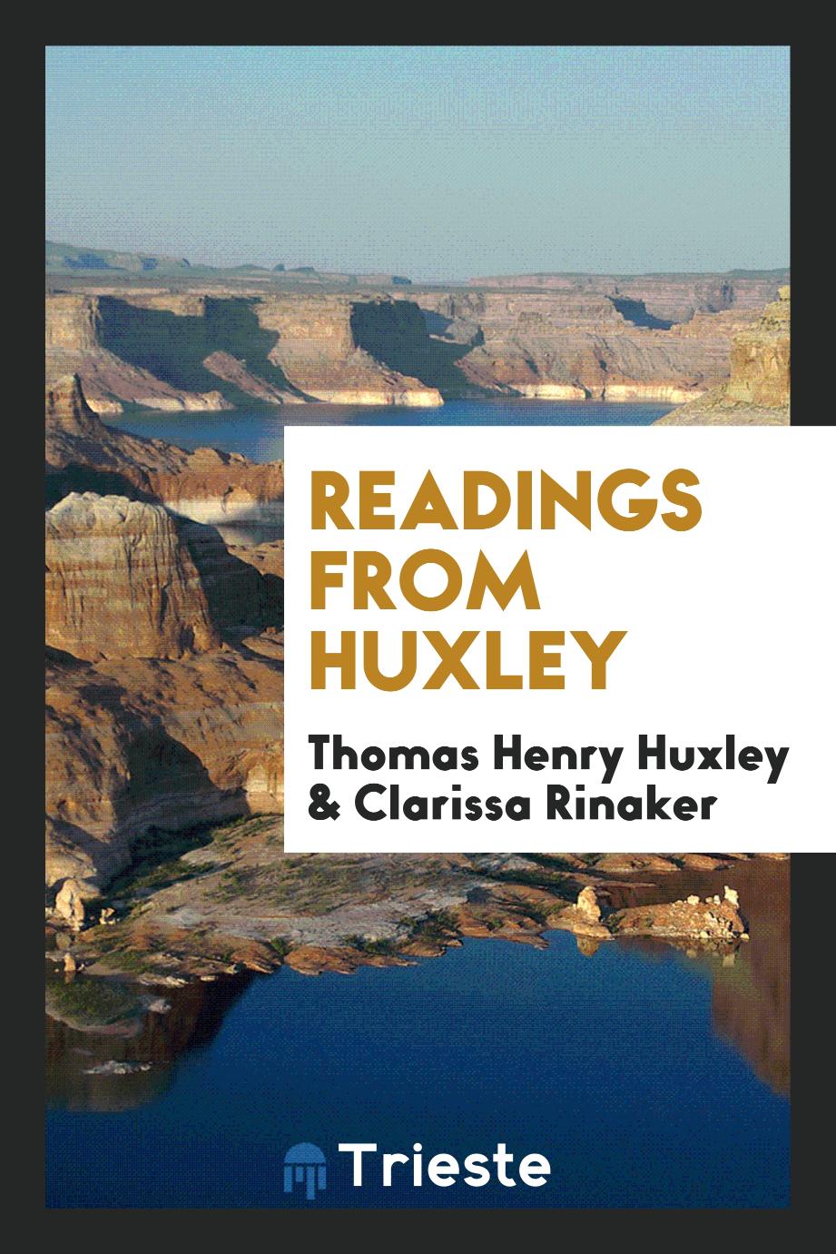 Readings from Huxley