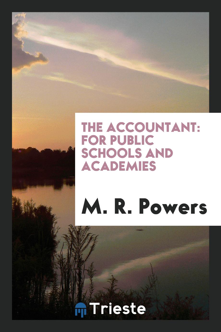 The Accountant: For Public Schools and Academies