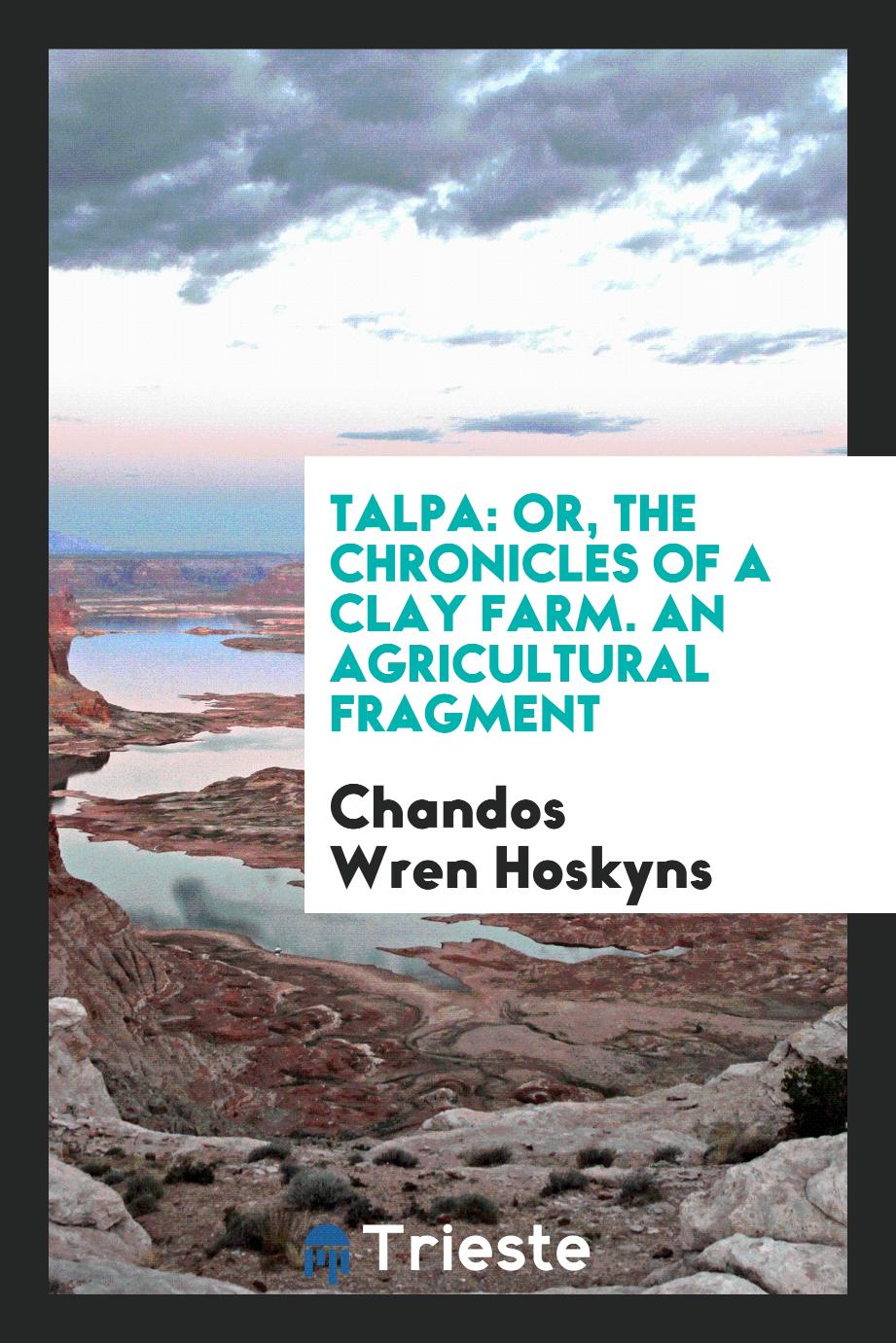 Chandos Wren Hoskyns - Talpa: Or, The Chronicles of a Clay Farm. An Agricultural Fragment