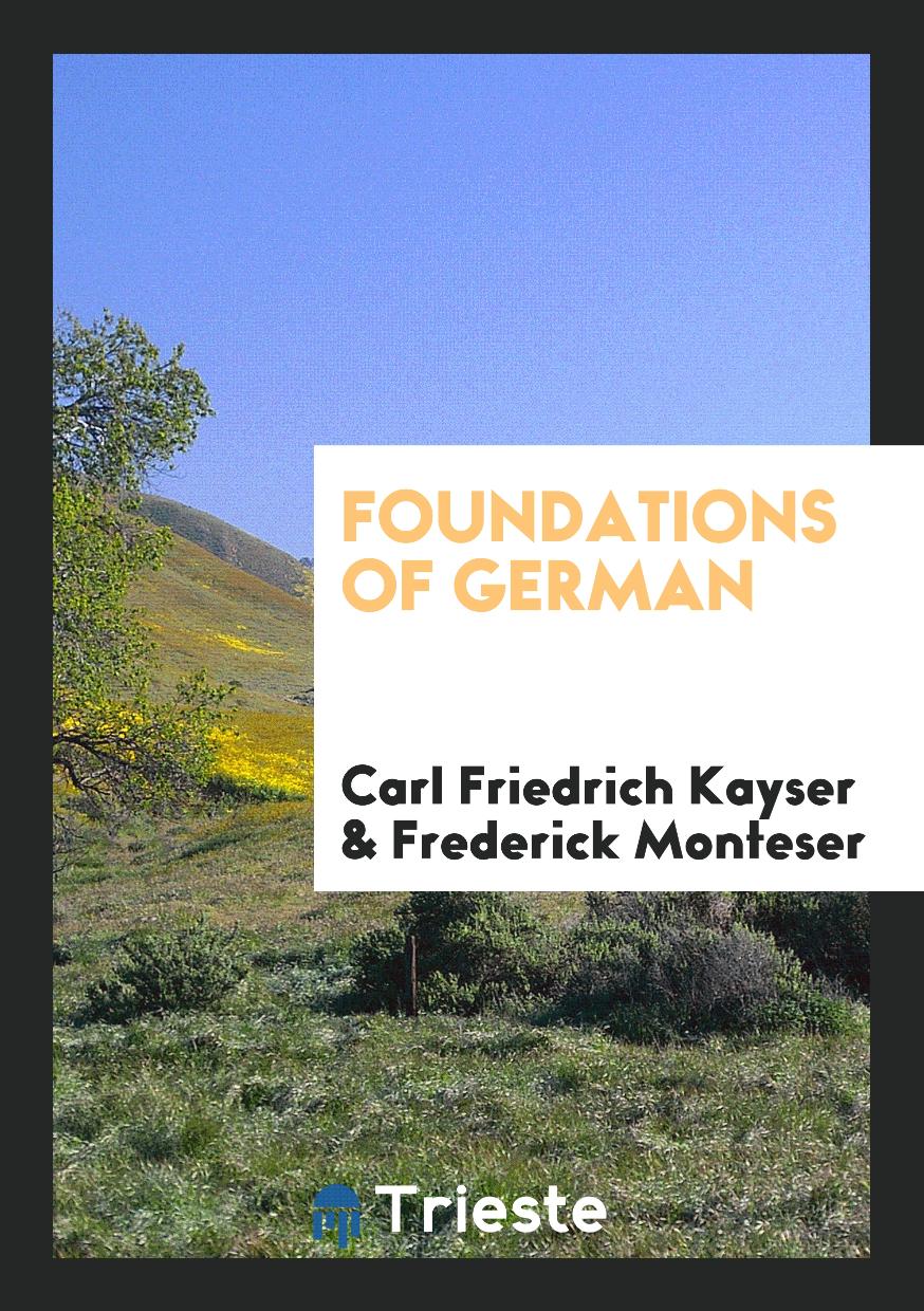 Foundations of German