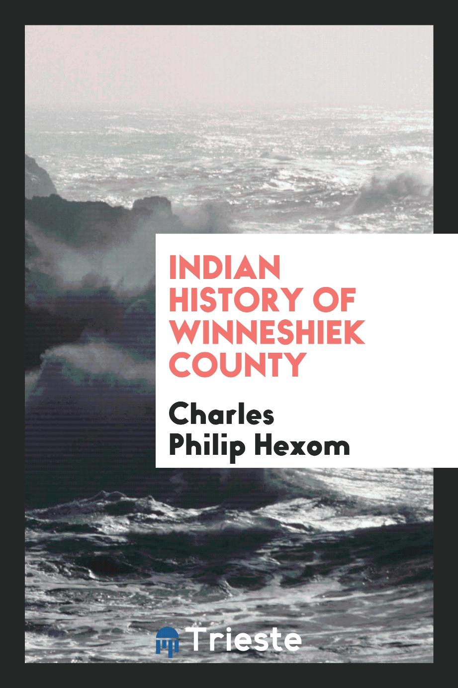 Indian History of Winneshiek County