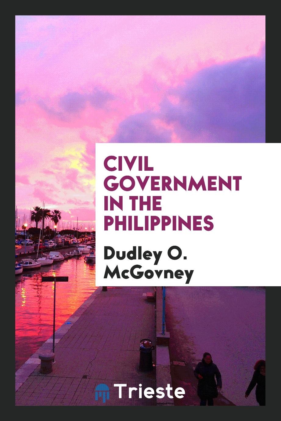 Civil government in the Philippines