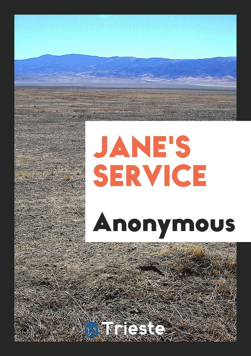 Jane's Service