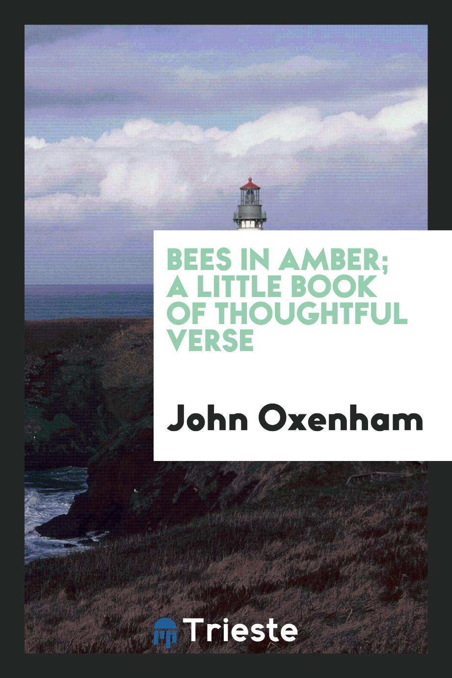 John Oxenham - Bees in amber; a little book of thoughtful verse