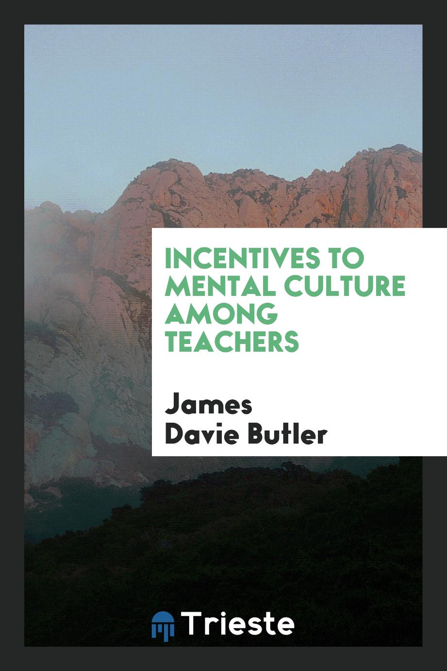 Incentives to Mental Culture Among Teachers