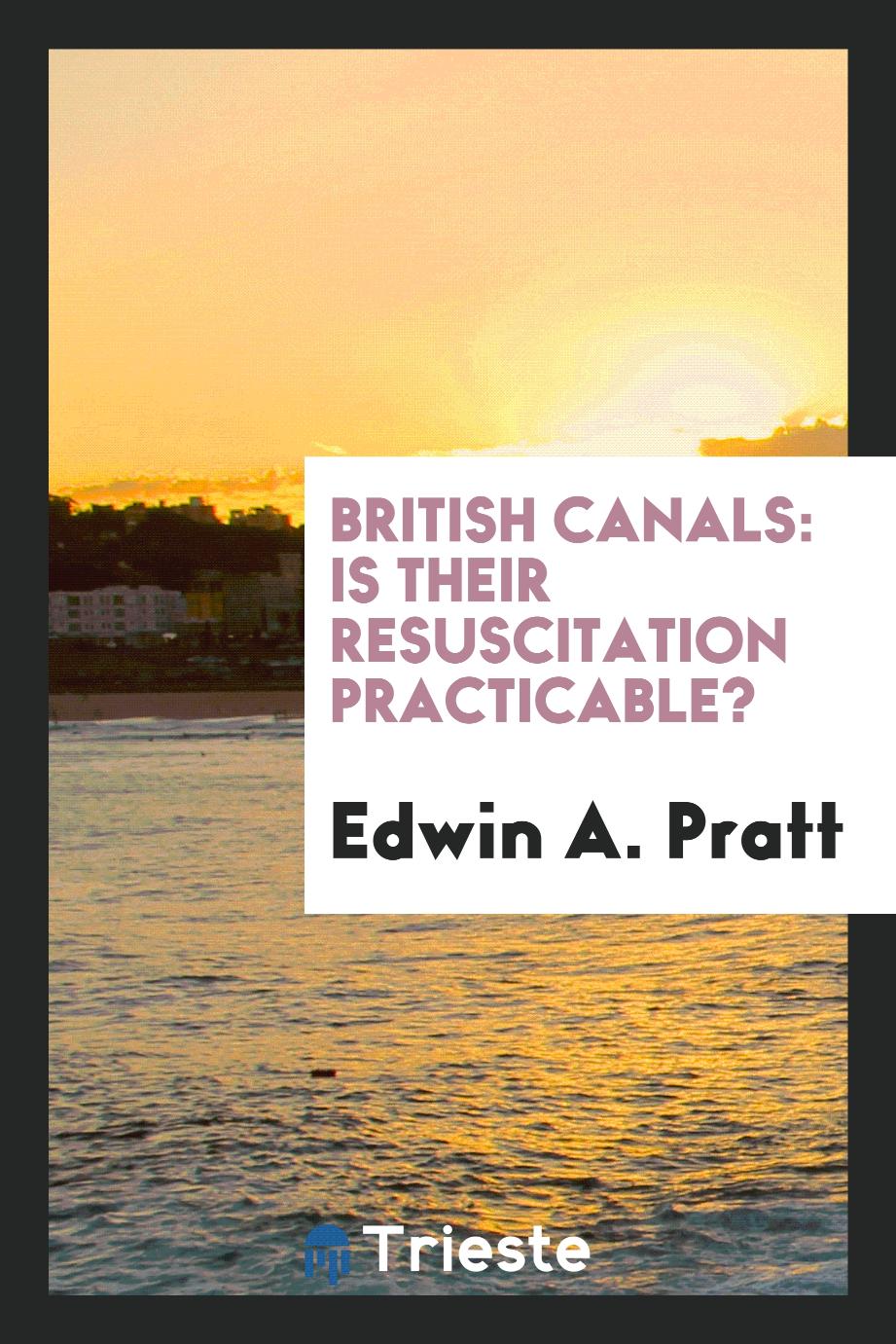 British Canals: Is Their Resuscitation Practicable?
