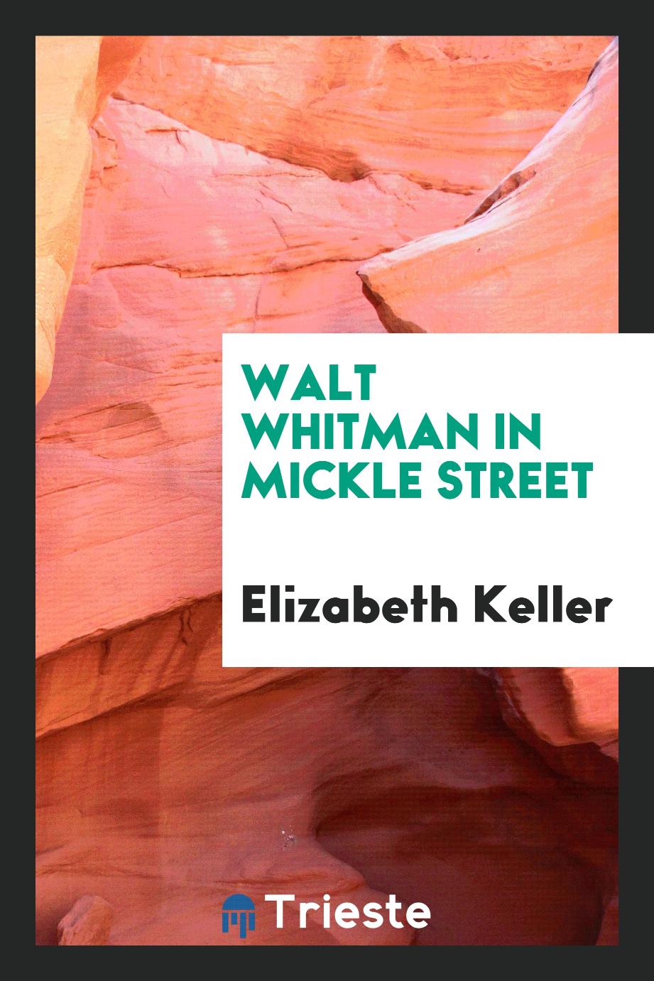 Walt Whitman in Mickle street