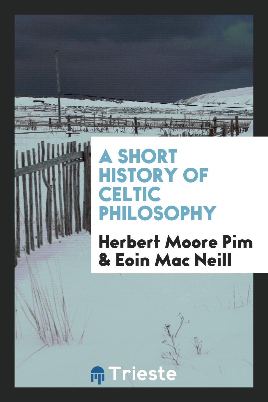 A short history of Celtic philosophy