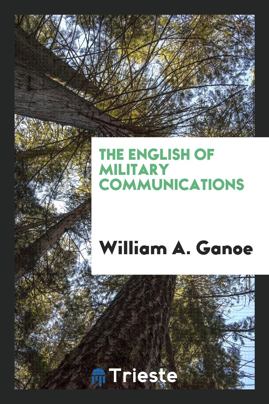 The English of military communications