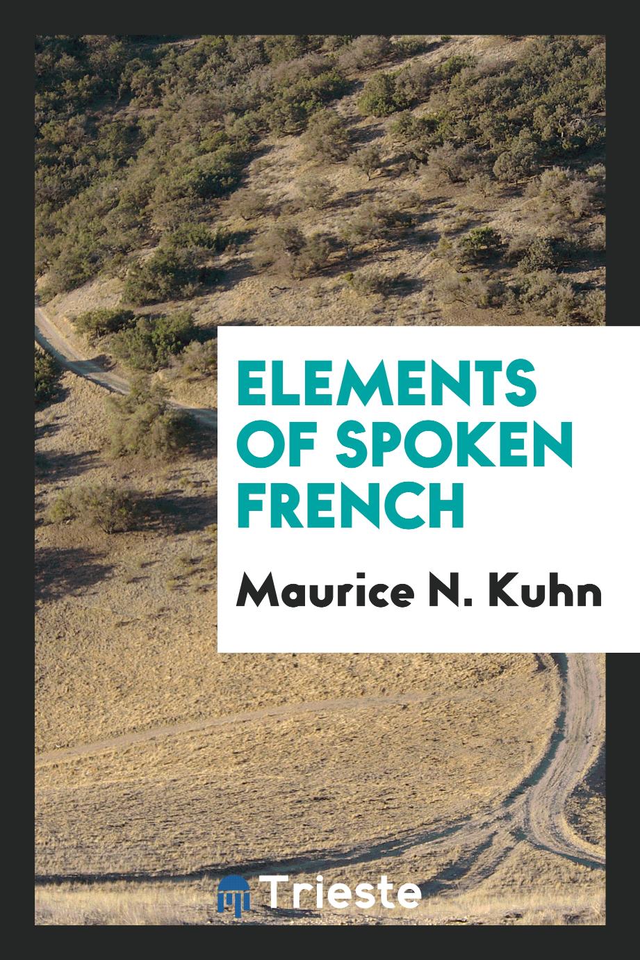 Elements of Spoken French