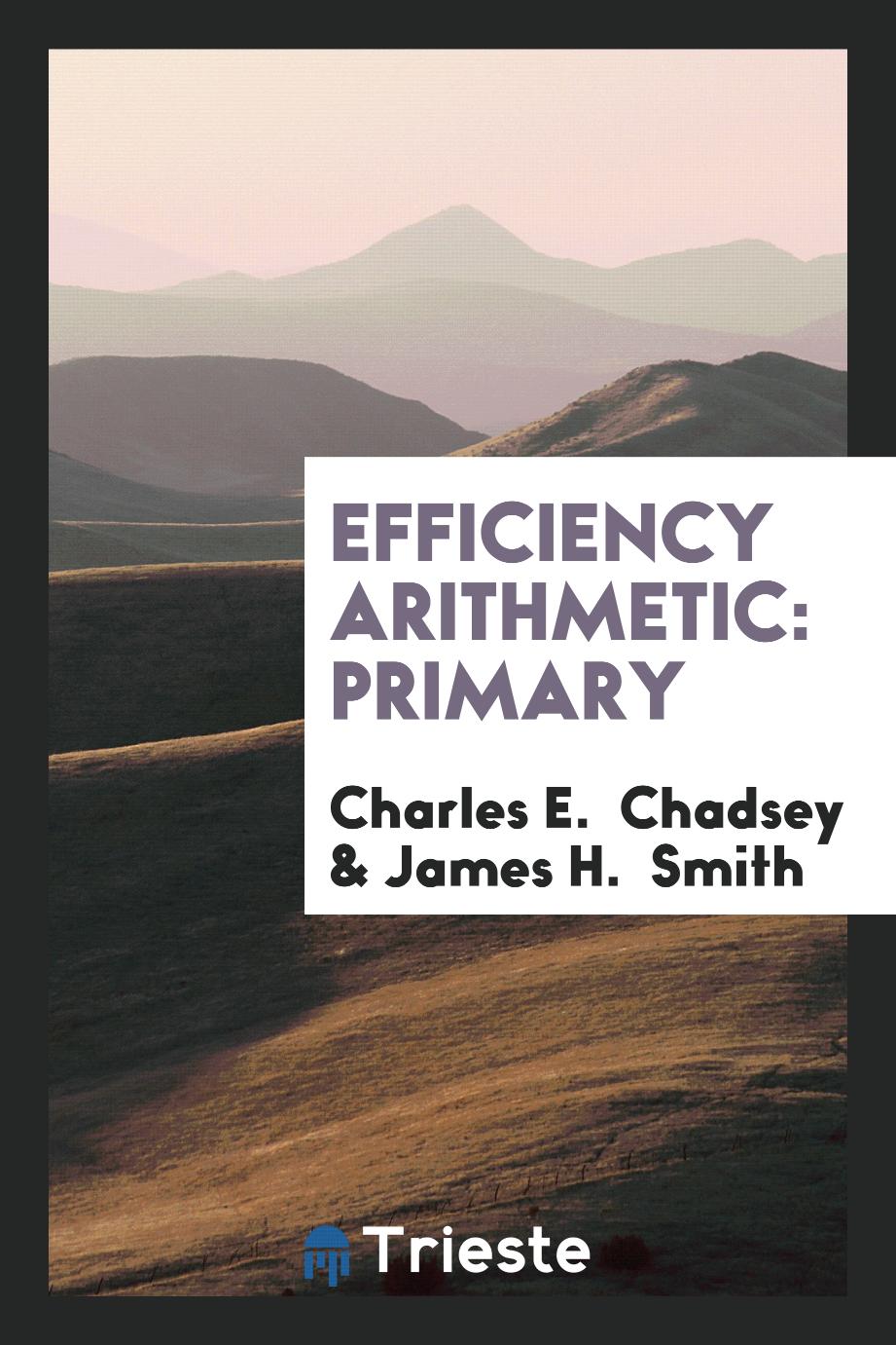 Efficiency Arithmetic: Primary