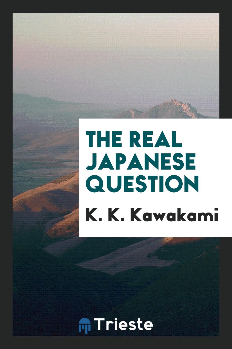 The real Japanese question
