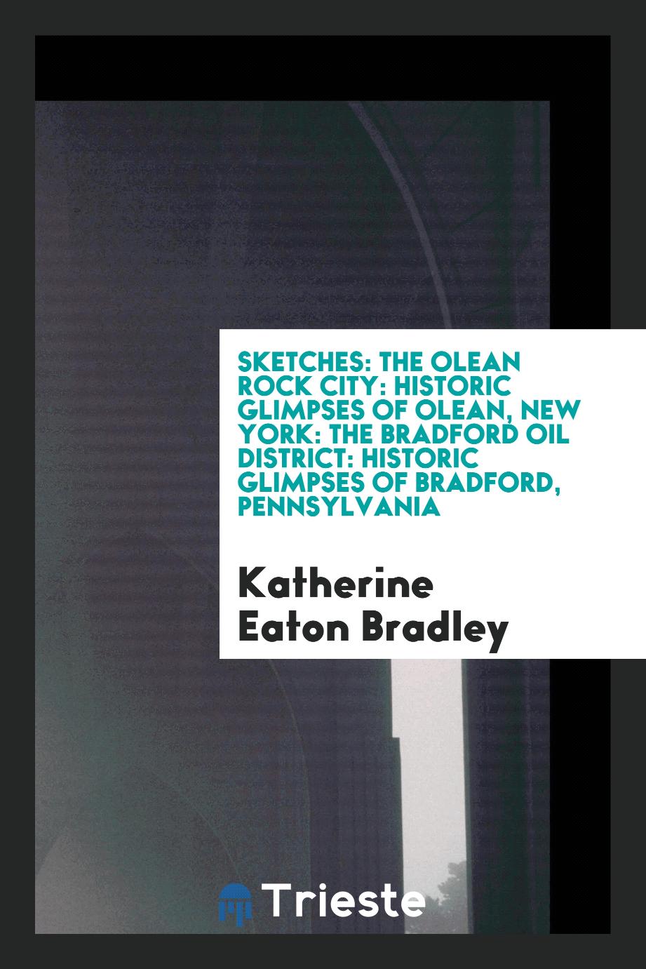 Sketches: The Olean rock city: Historic glimpses of Olean, New York: The Bradford oil district: historic glimpses of Bradford, Pennsylvania