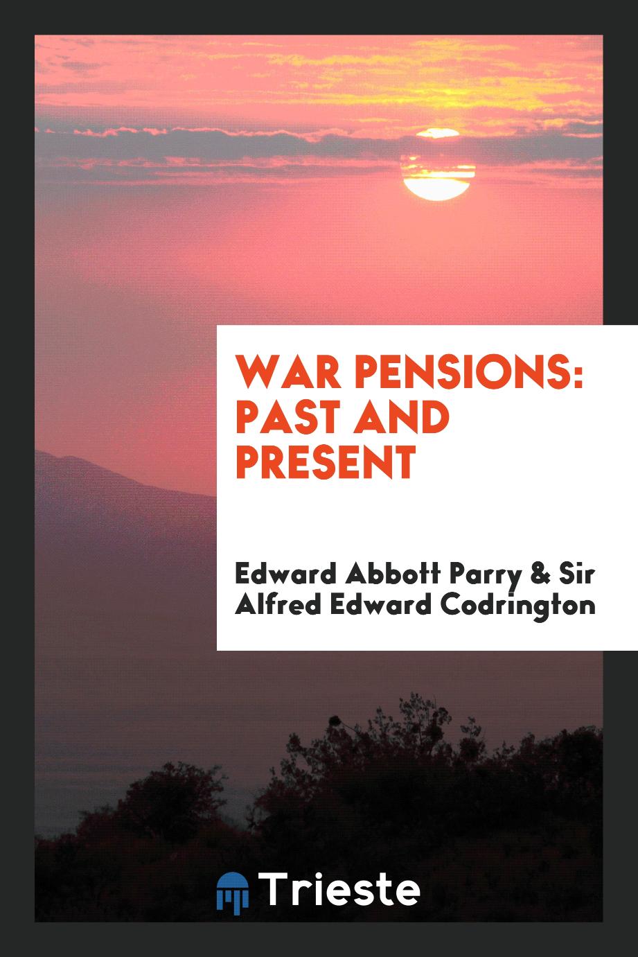 War pensions: past and present