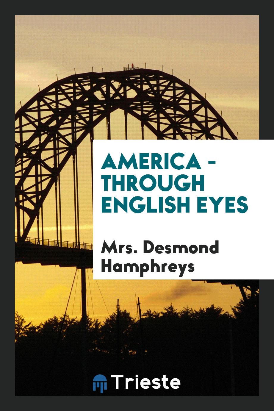 America - through English eyes