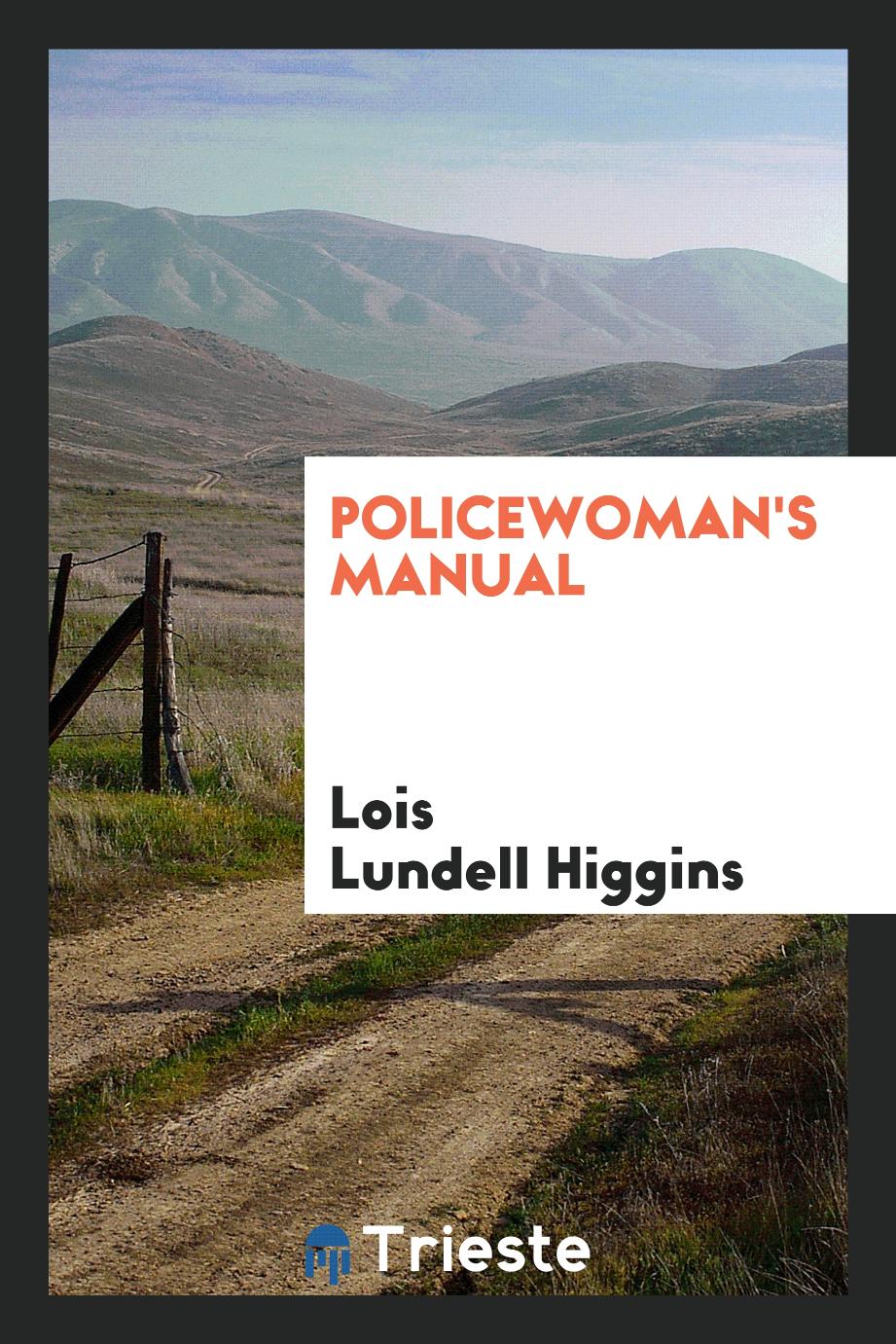 Policewoman's manual