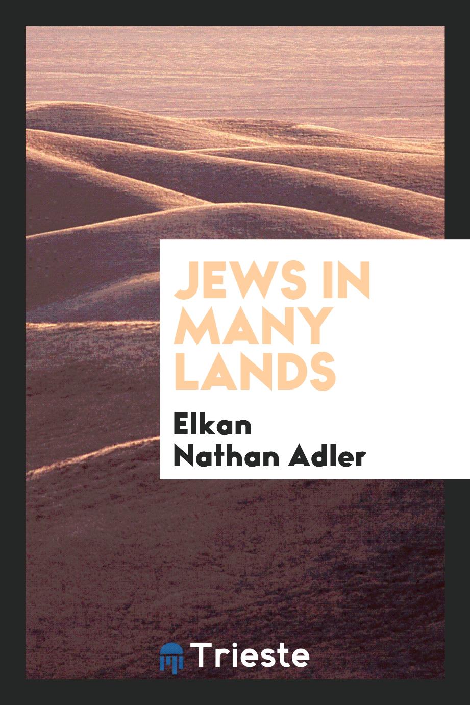 Jews in many lands