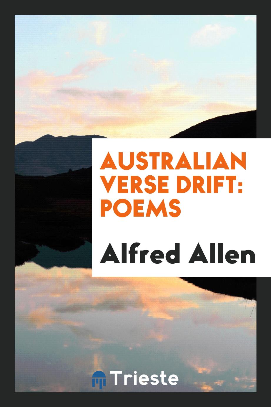 Australian Verse Drift: Poems