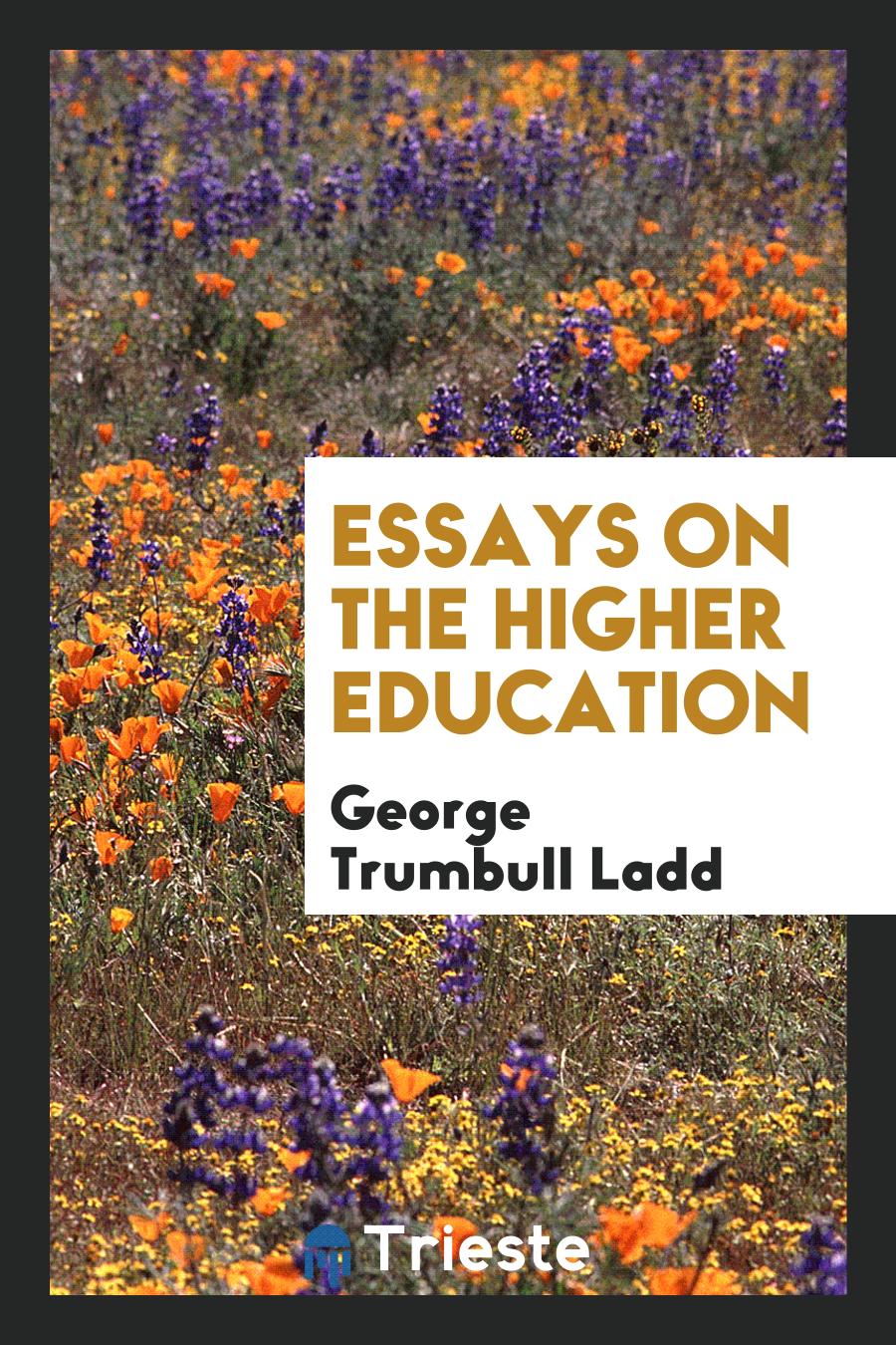 Essays on the Higher Education