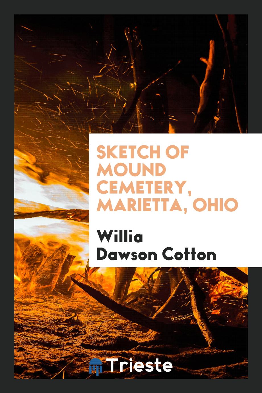Sketch of Mound Cemetery, Marietta, Ohio