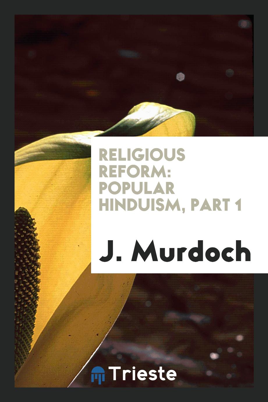 Religious Reform: Popular Hinduism, Part 1