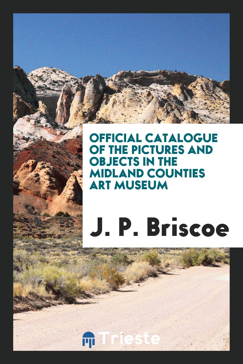 Official Catalogue of the Pictures and Objects in the Midland Counties Art Museum