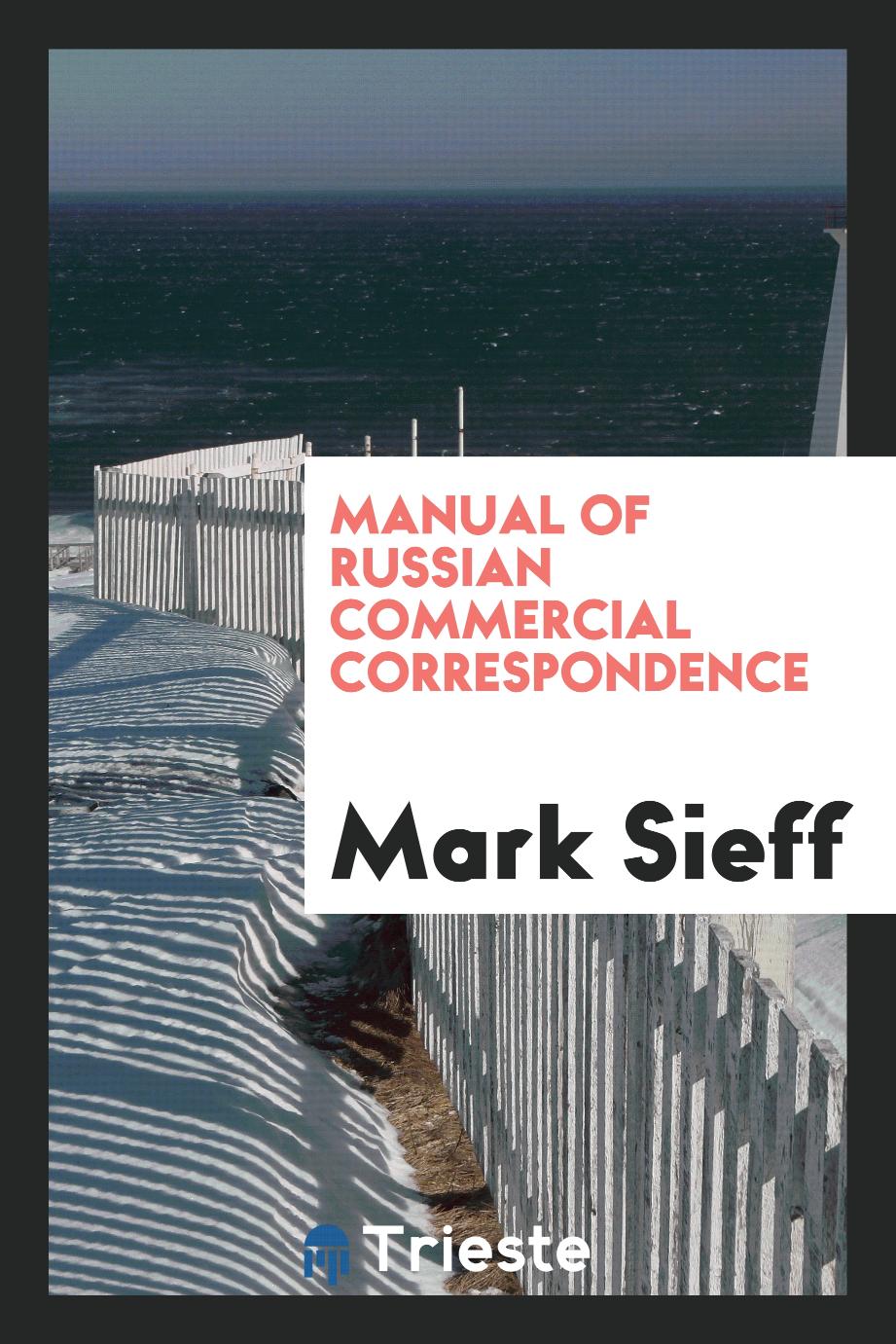Manual of Russian commercial correspondence