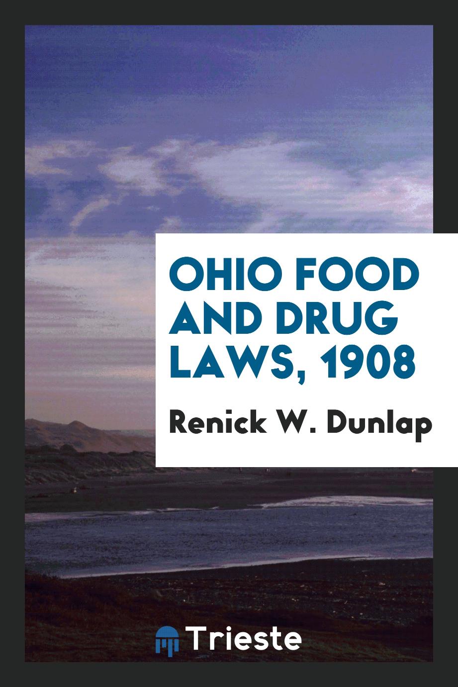Ohio Food and Drug Laws, 1908
