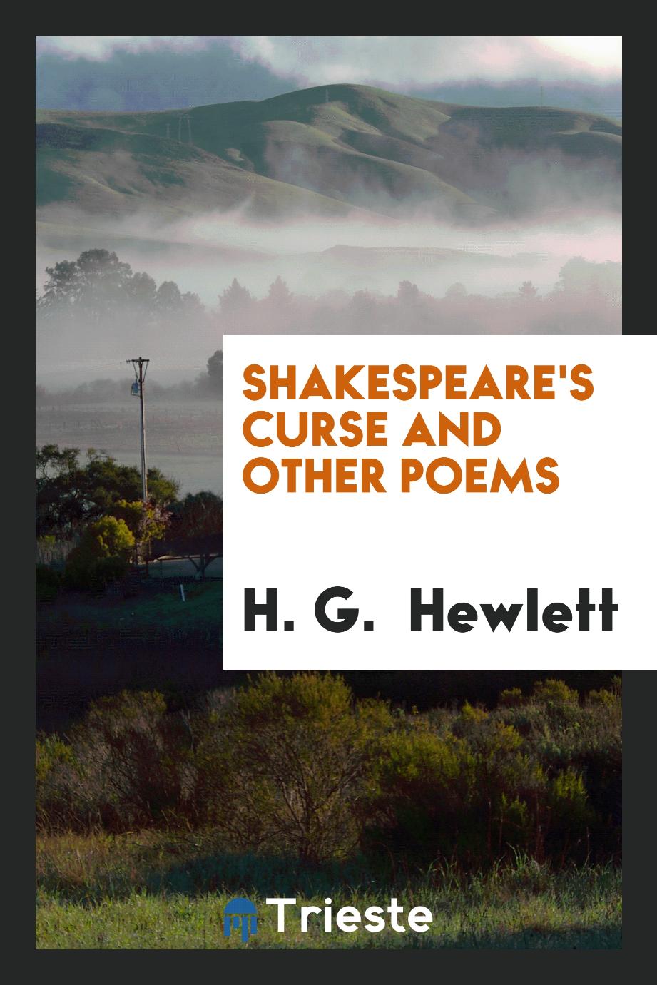 Shakespeare's Curse and Other Poems