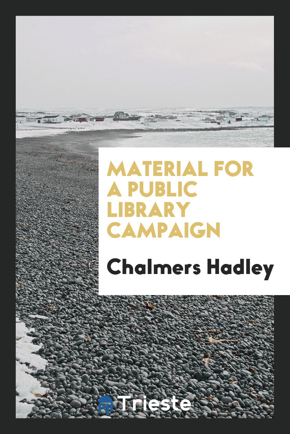 Material for a Public Library Campaign