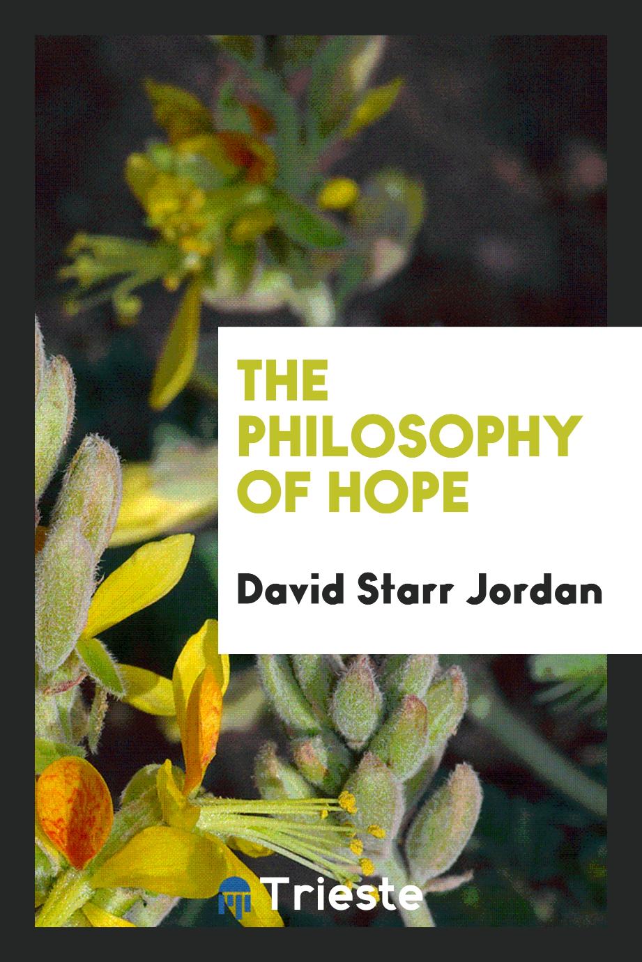 The philosophy of hope