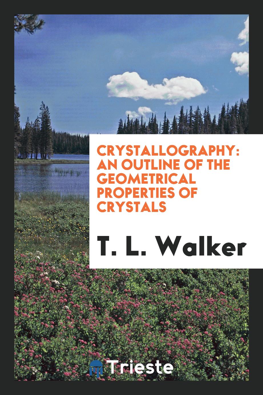 Crystallography: An Outline of the Geometrical Properties of Crystals