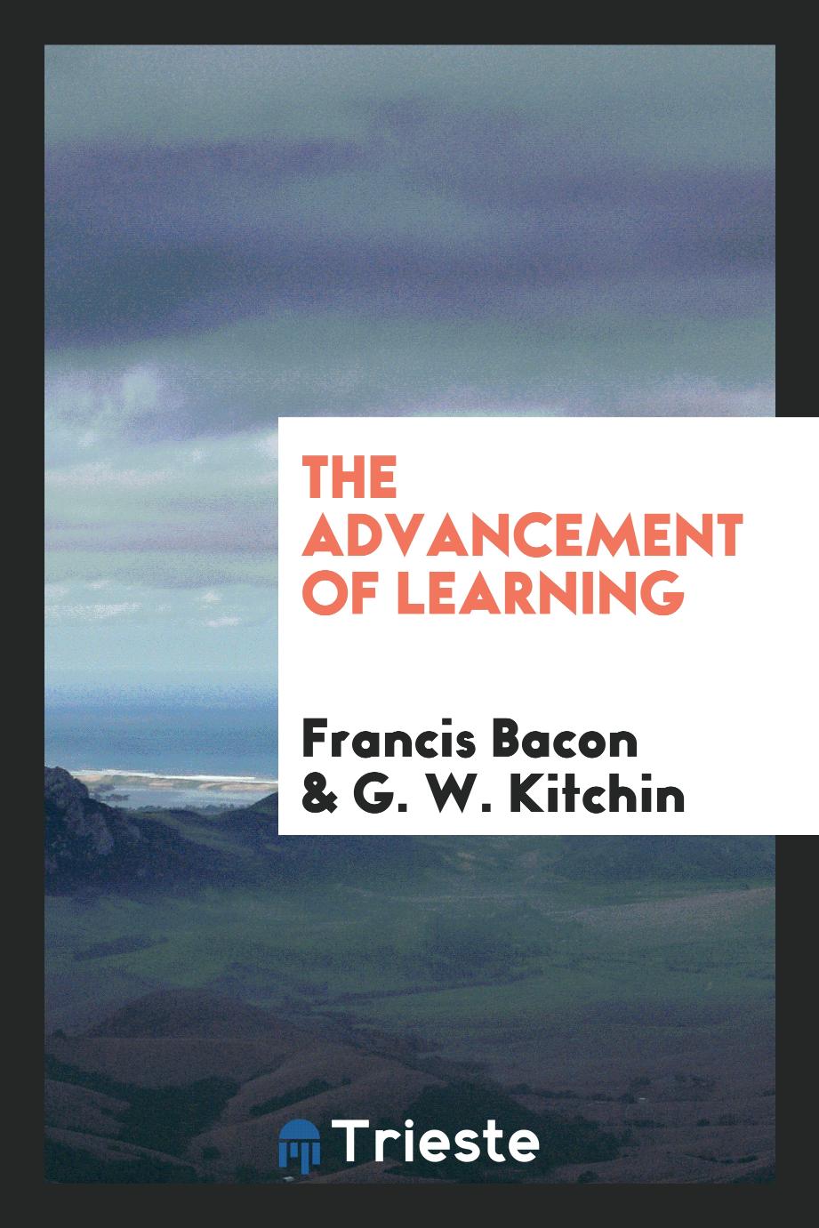 The advancement of learning