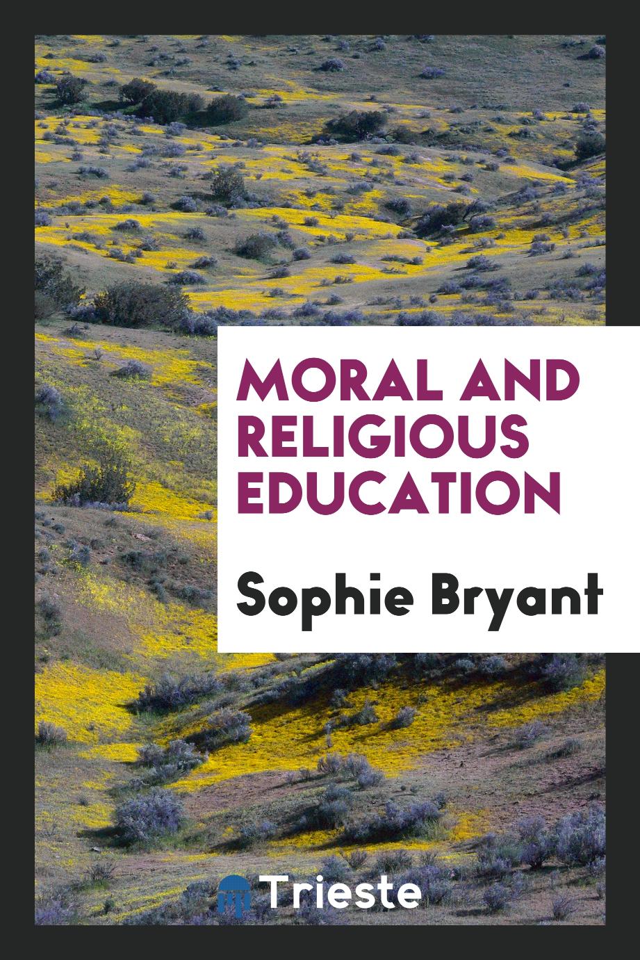 Moral and religious education