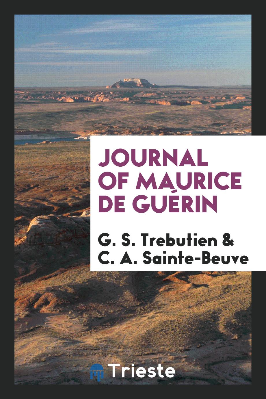 Journal of Maurice de Guérin