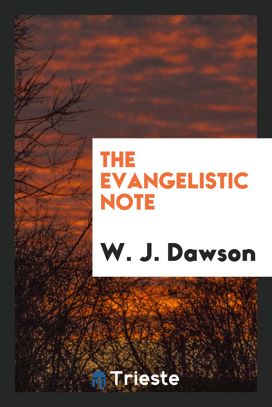 The evangelistic note