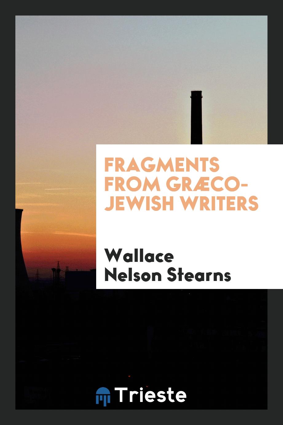 Fragments from Græco-Jewish Writers