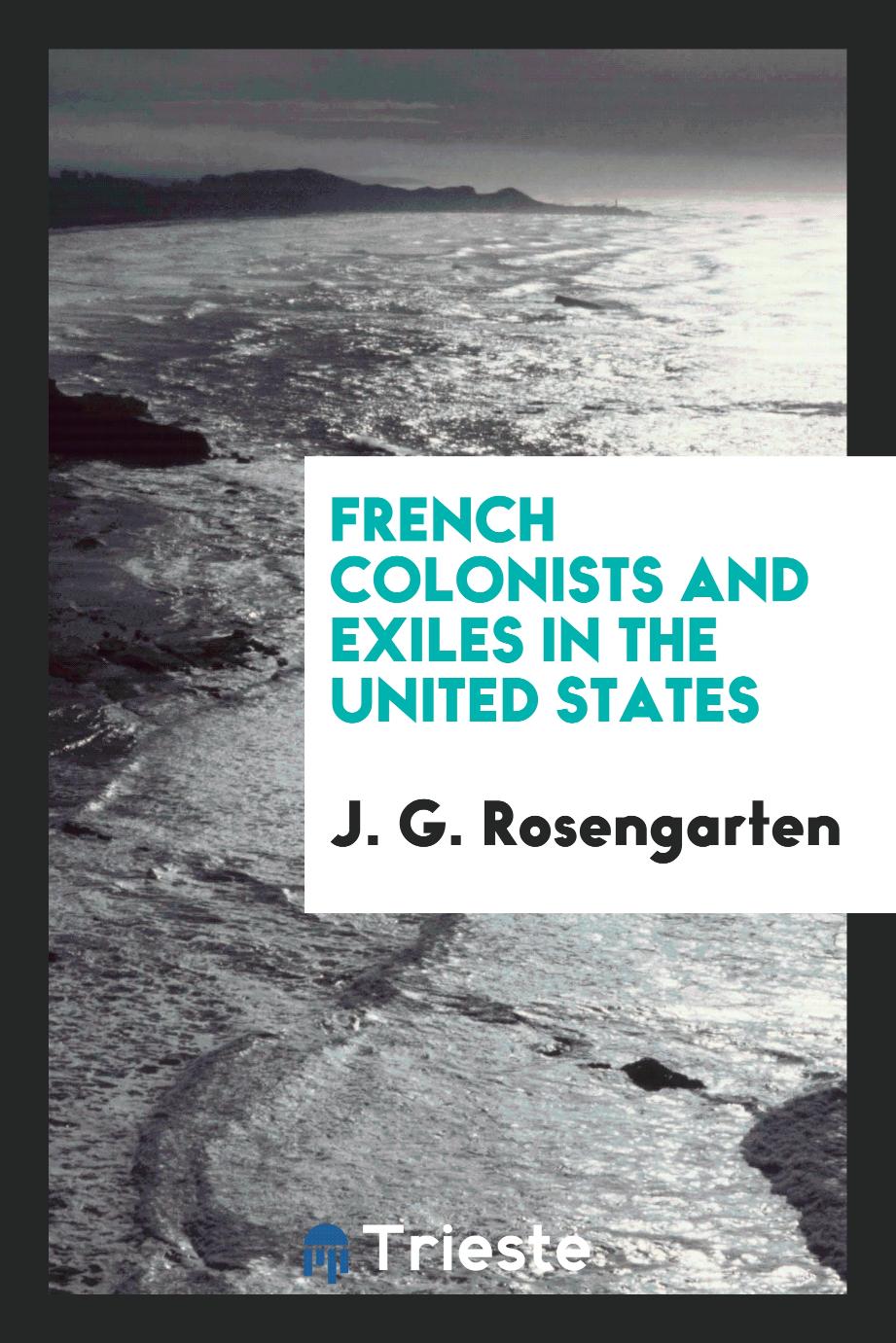 French colonists and exiles in the United States