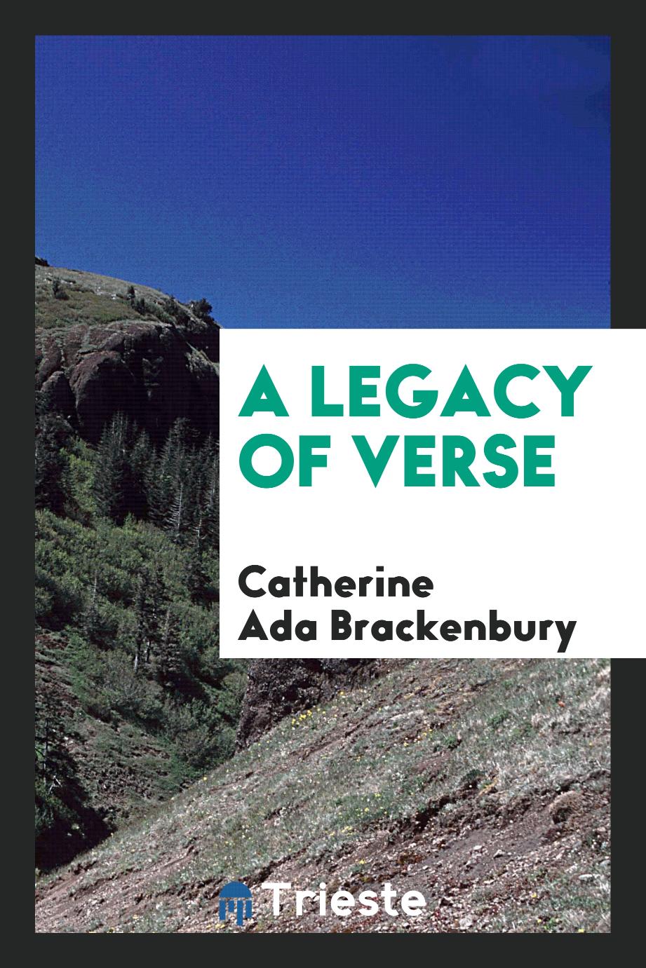 A Legacy of Verse