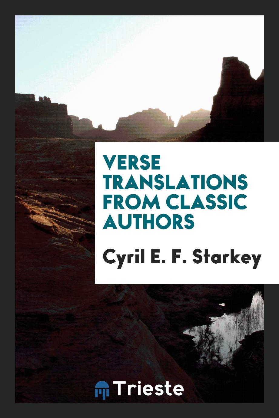 Verse Translations from Classic Authors