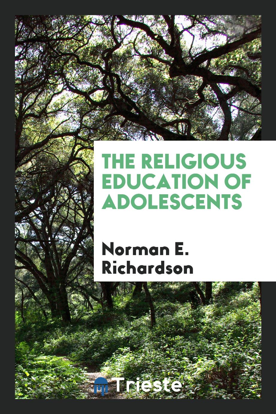 The religious education of adolescents